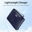 15-15.6 Inch Notebook Computer Carrying Pouch PU Leather Laptop Bag - Blue - 7