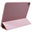For iPad Pro 13 (2025) / 13 (2024) Case Tri-Fold Stand Leather Tablet Cover Honeycomb Design - Rose Gold - 5