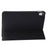 For iPad Air 11 (2026) / (2025) / (2024) Case PU Leather+Silicone Tri-Fold Stand Tablet Cover - Black - 2