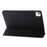For iPad Air 13 (2026) / (2025) / (2024) Leather Case Inner Silicone Tablet Cover with Tri-Fold Stand - Black - 2
