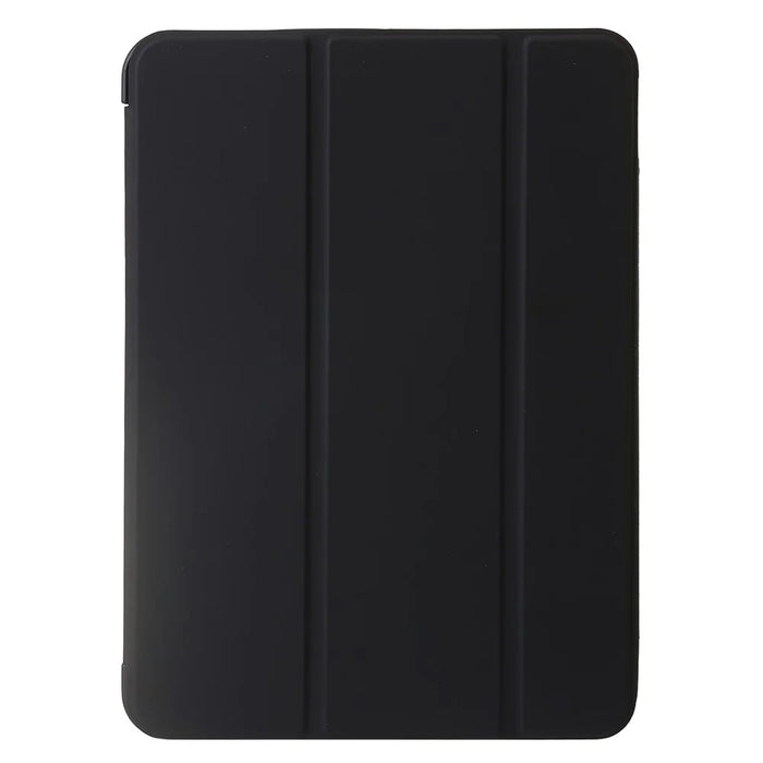 For iPad Air 13 (2026) / (2025) / (2024) Leather Case Inner Silicone Tablet Cover with Tri-Fold Stand - Black - 6