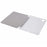 For iPad Pro 11 (2025) / 11 (2024) Case Trifold Stand PU Leather+Clear TPU Tablet Cover with Pen Slot - Grey - 6