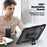 For iPad Pro 13 (2025) / 13 (2024) Kickstand Case PC+Silicone Tablet Cover with Screen Film / Shoulder Strap - Black - 6