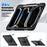 For iPad Pro 13 (2025) / 13 (2024) Kickstand Case PC+Silicone Tablet Cover with Screen Film / Shoulder Strap - Black - 7