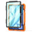 For iPad Air 13 (2026) / (2025) / (2024) Case PC+Silicone Dust-Proof Tablet Cover with PET Screen Protector / Shoulder Strap - Orange - 2