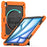 For iPad Air 13 (2026) / (2025) / (2024) Case PC+Silicone Dust-Proof Tablet Cover with PET Screen Protector / Shoulder Strap - Orange - 3