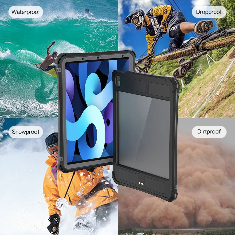 SHELLBOX For iPad Air 11 (2026) / (2025) / (2024) Case IP68 Waterproof Dustproof Shockproof Built-In Screen Protector - 6