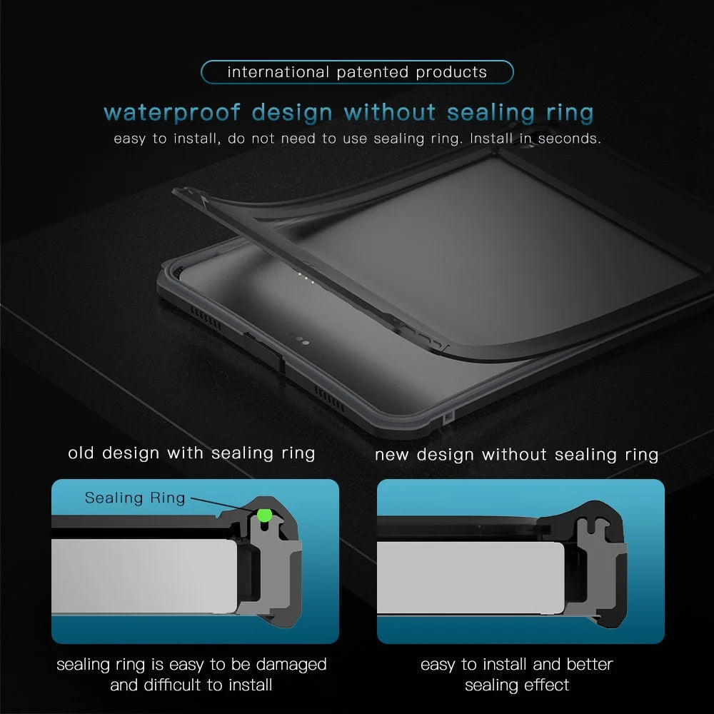 SHELLBOX For iPad Air 11 (2026) / (2025) / (2024) Case IP68 Waterproof Dustproof Shockproof Built-In Screen Protector - 7
