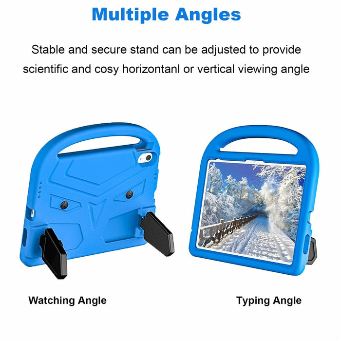 For iPad Air 11 (2026) / (2025) / (2024) Kickstand Case Sparrow Style EVA Tablet Cover - Blue - 3