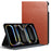 X-LEVEL Kate Series For iPad Pro 11 (2025) / 11 (2024) Case Auto Wake / Sleep PU Leather Folio Tablet Cover - Brown - 1