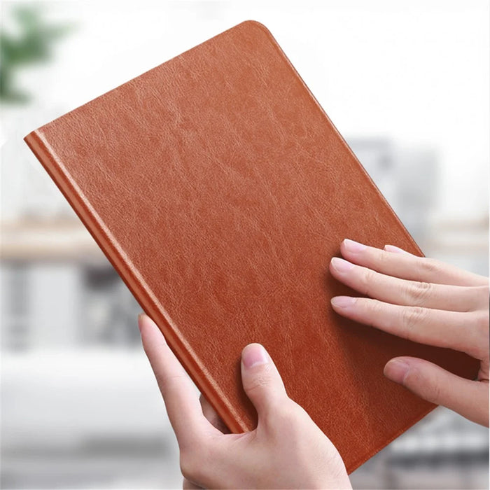 X-LEVEL Kate Series For iPad Pro 11 (2025) / 11 (2024) Case Auto Wake / Sleep PU Leather Folio Tablet Cover - Brown - 4