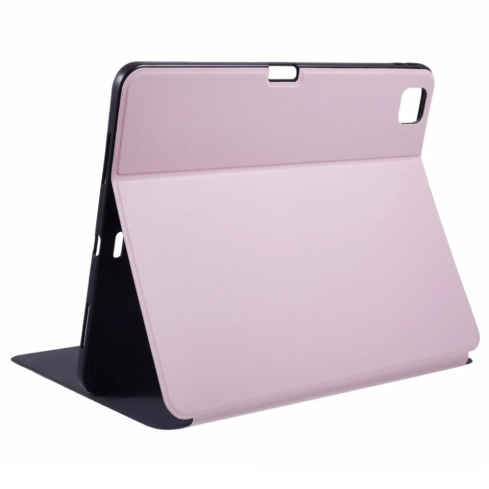 X-LEVEL For iPad Pro 13 (2025) / 13 (2024) Case Litchi Texture Leather Smart Tablet Cover with Pencil Holder - Pink - 3