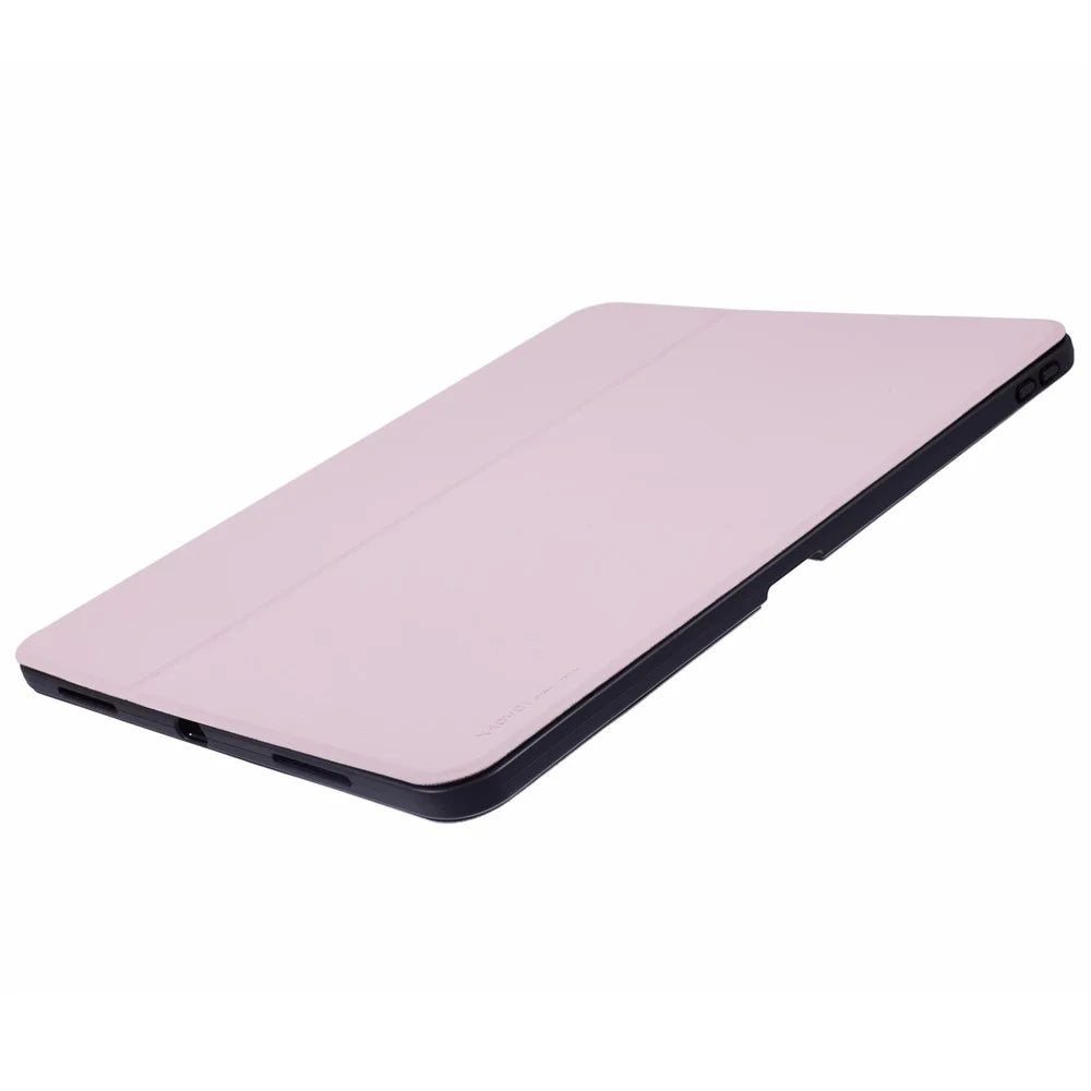 X-LEVEL For iPad Pro 13 (2025) / 13 (2024) Case Litchi Texture Leather Smart Tablet Cover with Pencil Holder - Pink - 5