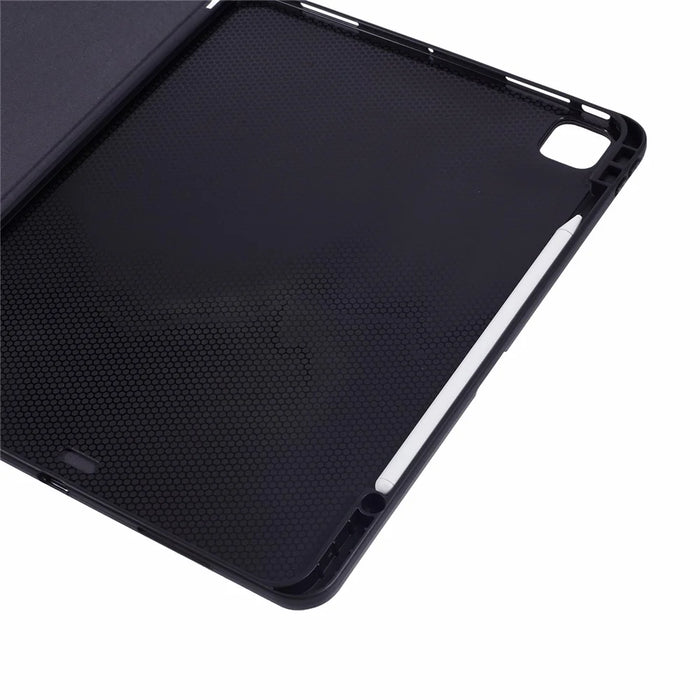 X-LEVEL For iPad Pro 13 (2025) / 13 (2024) Case Litchi Texture Leather Smart Tablet Cover with Pencil Holder - Pink - 6