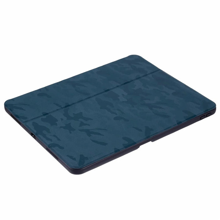 X-LEVEL For iPad Pro 13 (2025) / 13 (2024) Case Camouflage Pattern PU Leather Tablet Cover with Auto Wake / Sleep - Green - 5
