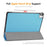 ENKAY HAT PRINCE For iPad Pro 13 (2025) / 13 (2024) Trifold Stand Cover PU Leather+PC Tablet Case - Baby Blue - 4