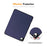 ENKAY HAT PRINCE For iPad Air 13 (2026) / (2025) / (2024) Tri-Fold Stand Tablet Case PU Leather+TPU Smart Cover with Pencil Holder - Dark Blue - 5