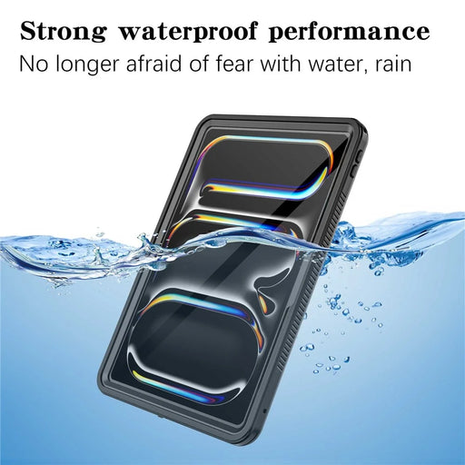 For iPad Pro 11 (2024) PC+PET+TPU Tablet Case IP68 Waterproof Anti-Drop Shell - 2