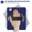 For iPad Air 11 (2026) / (2025) / (2024) Case with Shoulder Strap TPU+PC+Silicone Kickstand Tablet Cover - Navy Blue - 4
