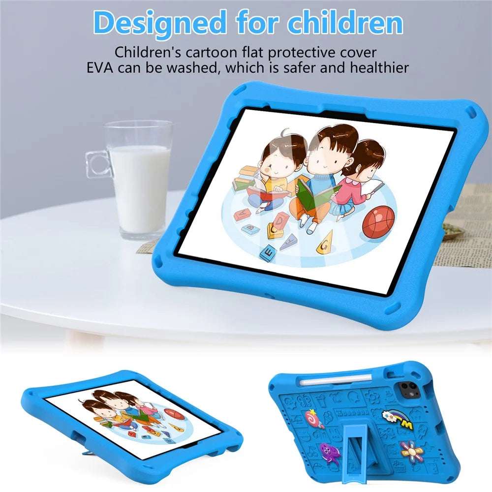 EVA Case For iPad (2025) / 10.9 (2022) / Air 11 (2025) / (2024) / Pro 11 (2025) / 11 (2024) /  (2018) / (2020) / (2021) / (2022) / Air (2020) (2022) - Sky Blue - 3