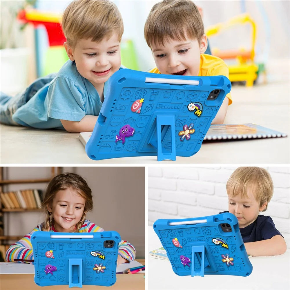 EVA Case For iPad (2025) / 10.9 (2022) / Air 11 (2025) / (2024) / Pro 11 (2025) / 11 (2024) /  (2018) / (2020) / (2021) / (2022) / Air (2020) (2022) - Sky Blue - 6