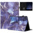For Lenovo Tab M10 (Gen 3) Case Multi-Angle Viewing Smart PU Leather Marble Cover - Grey - 1