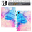 For Lenovo Tab M10 Plus (3rd Gen) Case Auto Wake / Sleep PU Leather Folding Stand Cover Marble Pattern - Pink  /  Blue - 7