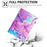 For Amazon Kindle Paperwhite 5 (2021) Case Marble Leather Smart Tablet Cover with Pencil Holder - Purple - 5