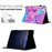 For Amazon Kindle Paperwhite 5 (2021) Case Marble Leather Smart Tablet Cover with Pencil Holder - Purple - 6