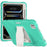 For iPad Pro 11 (2025) / 11 (2024) Case PC+Silicone Tablet Cover with Kickstand - Mint Green - 2
