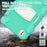 For iPad Pro 11 (2025) / 11 (2024) Case PC+Silicone Tablet Cover with Kickstand - Mint Green - 7