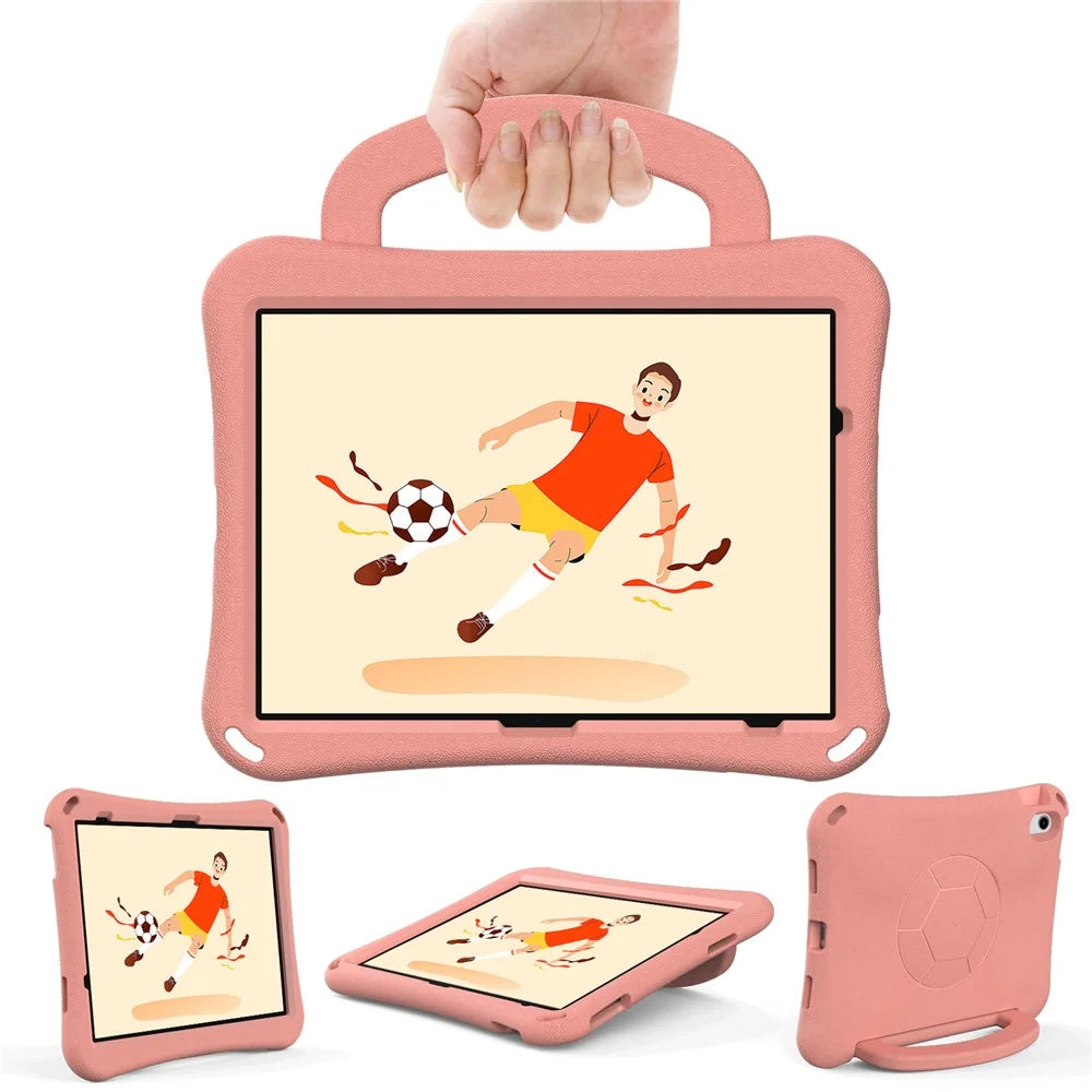 EVA Case for iPad (2025) / 10.9 (2022) / Air 11 (2025) / (2024) Tablet Protective Cover with Kickstand - Light Pink - 1