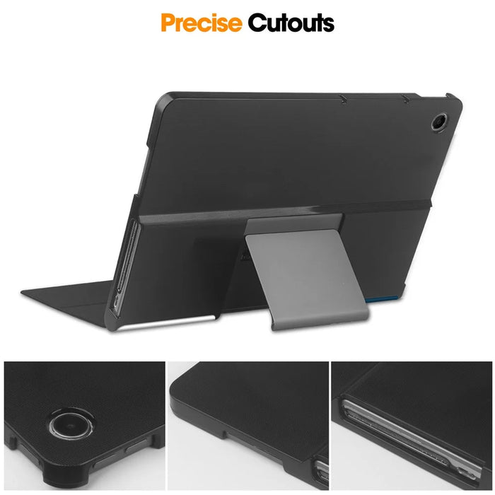 For Lenovo Tab Plus Stand Case Pattern Print Leather Tablet Cover - Cat - 4