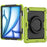 For iPad Air 13 (2026) / (2025) / (2024) Case PC+Silicone Tablet Cover with Kickstand, Strap - Yellowgreen - 2