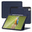 For iPad Pro 13 (2025) / 13 (2024) Shockproof Case PC+TPU+PU U-Shape Stand Tablet Cover with Card Slots - Navy Blue - 2