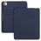 For iPad Pro 13 (2025) / 13 (2024) Shockproof Case PC+TPU+PU U-Shape Stand Tablet Cover with Card Slots - Navy Blue - 3