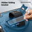 For iPad Pro 13 (2025) / 13 (2024) Case with Shoulder Strap PC+TPU Kickstand Tablet Cover - Navy Blue - 4