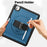 For iPad Pro 13 (2025) / 13 (2024) Case with Shoulder Strap PC+TPU Kickstand Tablet Cover - Navy Blue - 6
