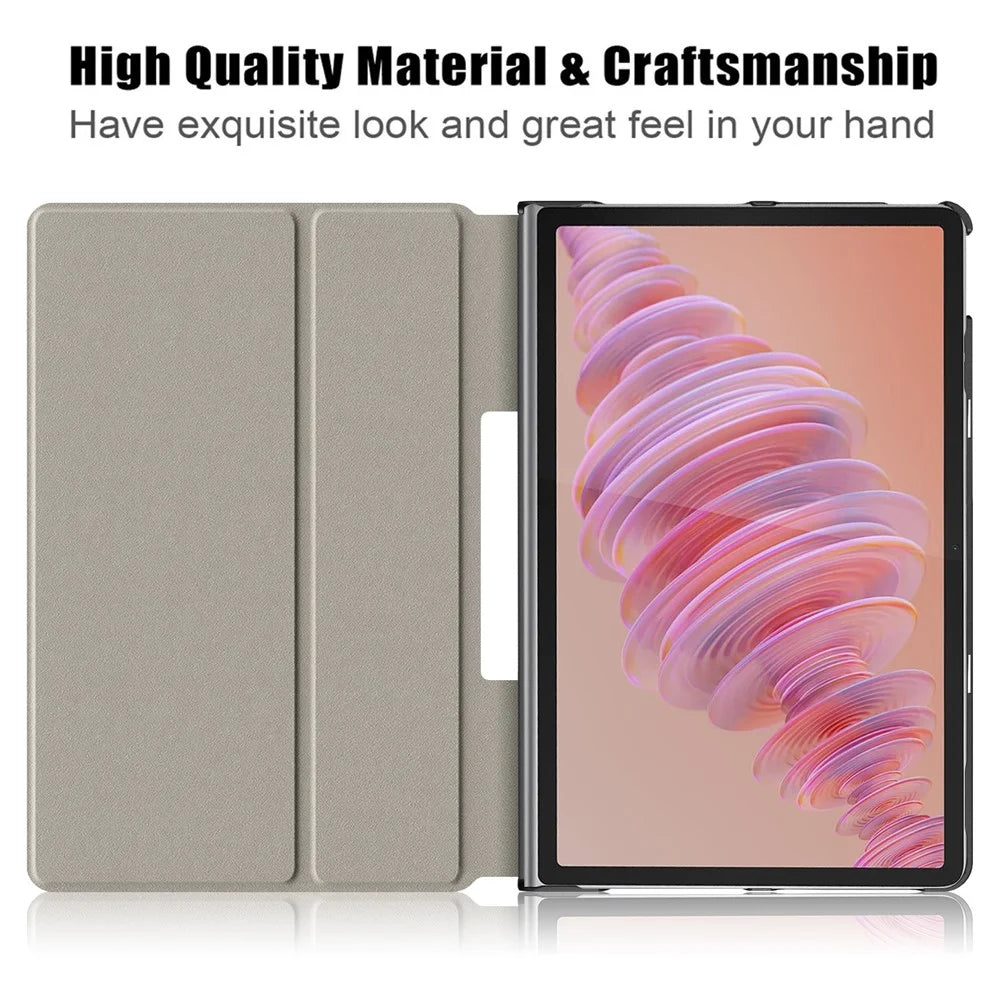 For Lenovo Tab Plus 11.5-inch TB351FU Case Pattern Tablet Leather Cover Hollow Heat Dissipation - Wave - 2