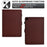 For Samsung Galaxy Tab A7 10.4 (2020) T500 / T505 Case Folding Stand Leather Tablet Cover - Brown - 4