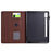 For Lenovo Tab P12 Leather Case Carbon Fiber Texture Tablet Cover Stand View - Brown - 2