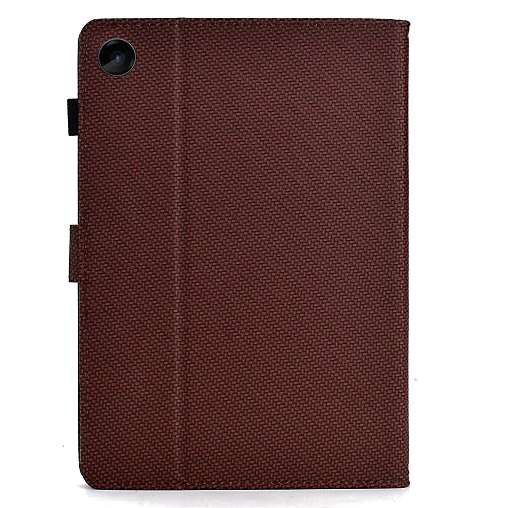 For Lenovo Tab M10 Plus (3rd Gen) Case Full Protection PU Leather Tablet Cover - Brown - 7