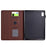 For Lenovo Tab M9 TB-310FU Case Card Slots Leather Tablet Cover with Stand View - Brown - 2