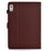 For Lenovo Tab M9 TB-310FU Case Card Slots Leather Tablet Cover with Stand View - Brown - 7