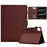 For iPad Pro 11 (2025) / (2024) Leather Case Stand Card Slots Protective Tablet Cover - Brown - 1