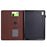 For iPad (2025) / 10.9 (2022) Case Card Slots Auto Wake / Sleep PU Leather Tablet Cover - Brown - 2