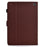 For Amazon Fire HD 10 Plus (2023) Case Carbon Fiber Texture PU Leather E-Reader Cover - Brown - 7