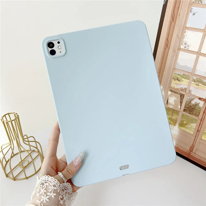 For iPad Pro 11 (2025) / 11 (2024) Case Skin-Touch Soft TPU Tablet Protective Cover - Baby Blue - 2