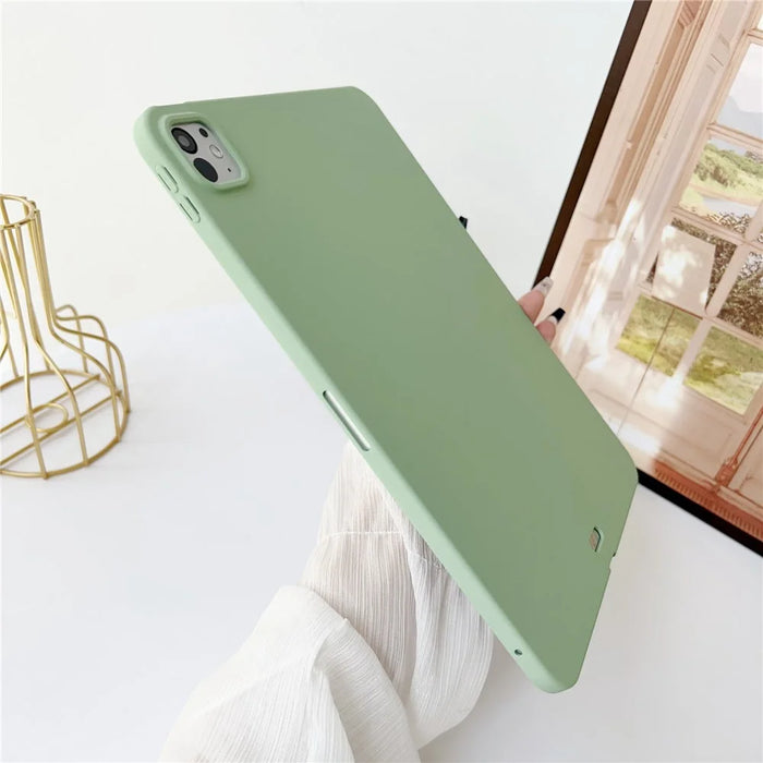 For iPad Pro 11 (2025) / 11 (2024) Case Skin-Touch Soft TPU Tablet Protective Cover - Baby Blue - 6