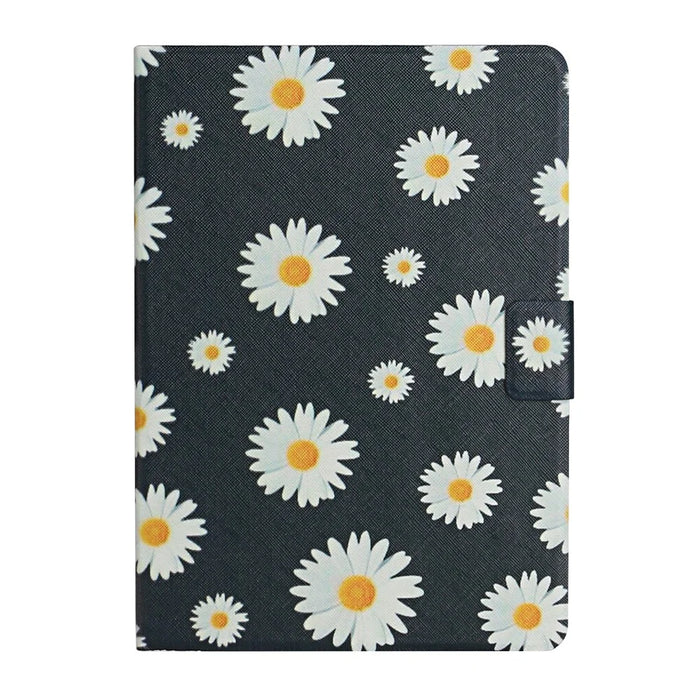 For iPad Pro 11 (2025) / 11 (2024) PU Leather Cover Pattern Printing Tablet Stand Case with Card Slots - Daisy - 6